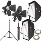Impact Qualite 300 Focusing Flood 2 Light Soft Kit (Allow to borrow overnight)